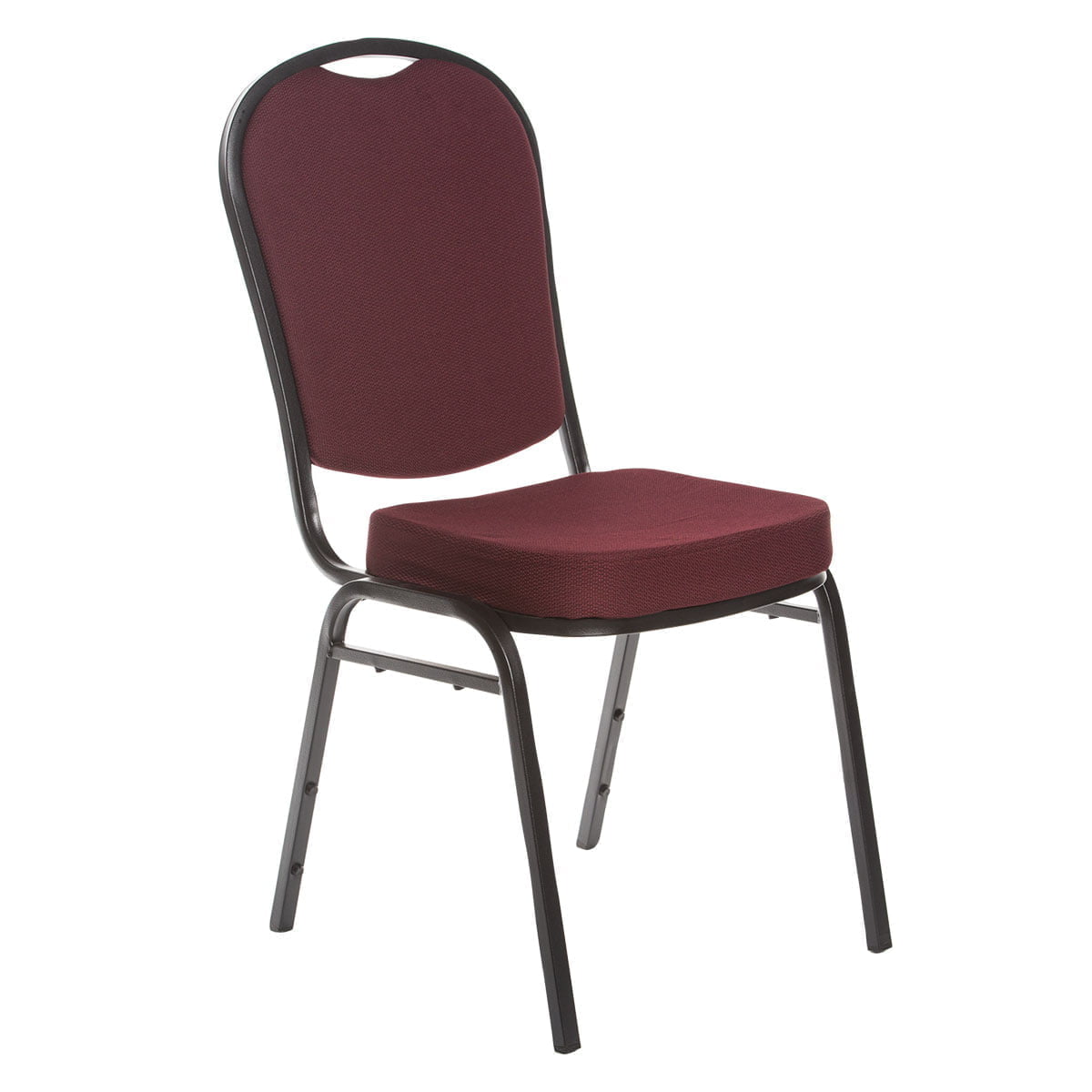 Burgundy stacking chair